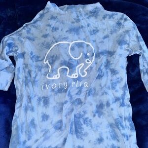 Ivory Ella Tye Dye Long sleeve Hooded Tee